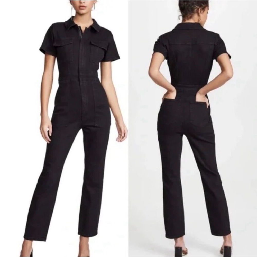 Good American Denim Jumpsuit Stretch size 2